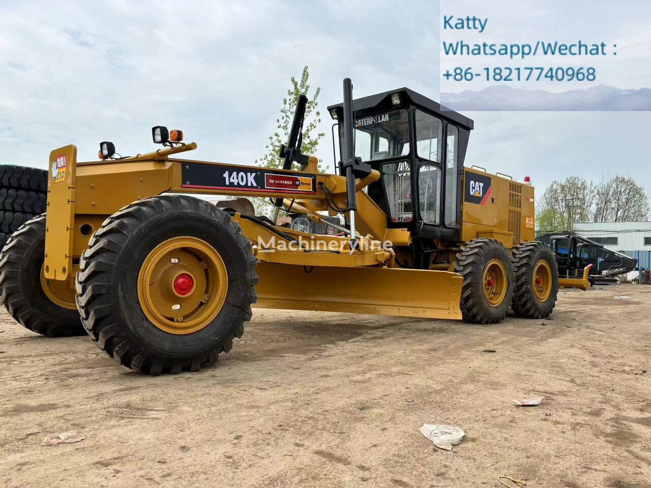 Caterpillar 140k motoniveladora