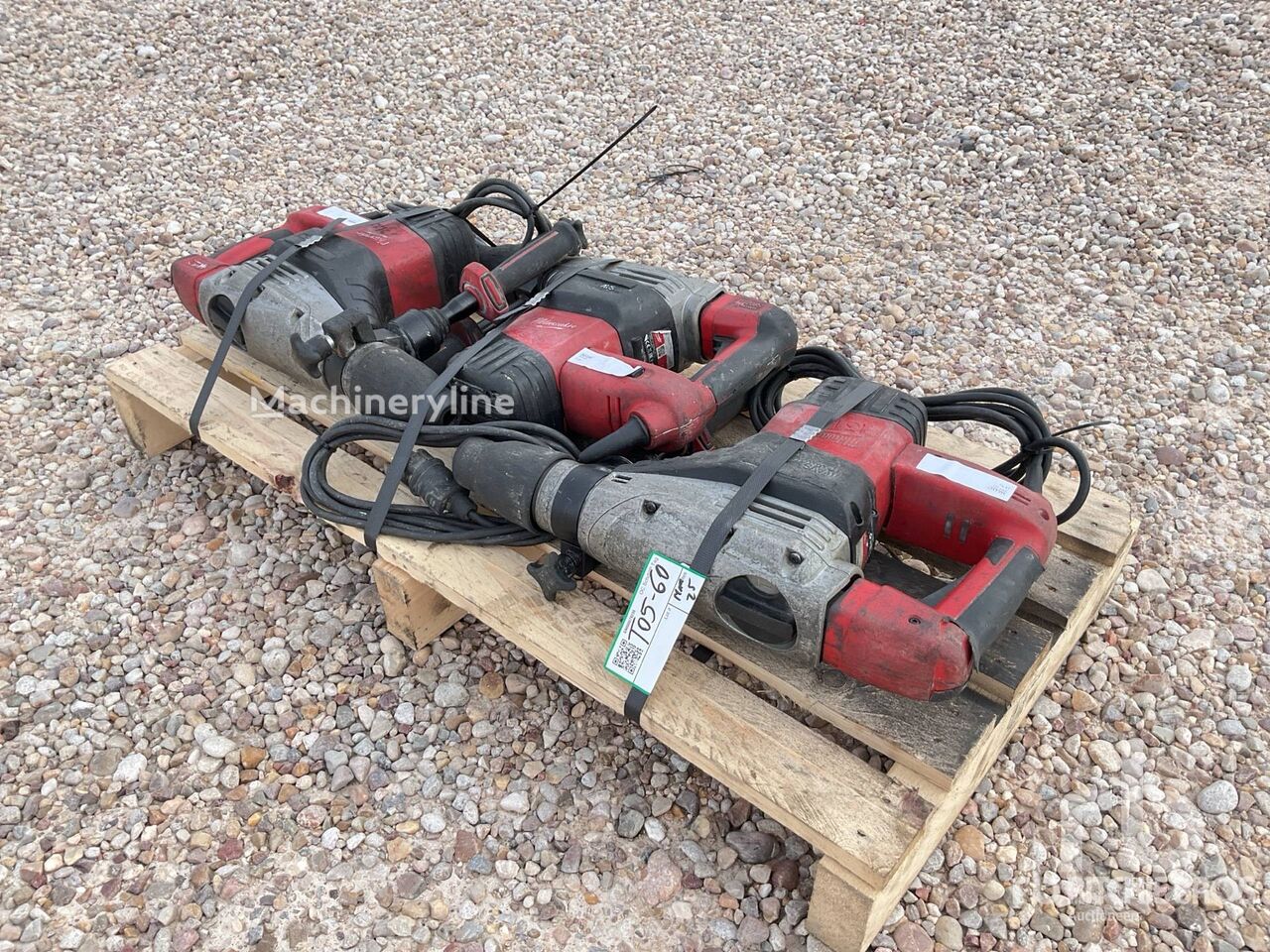 Milwaukee K750S Quantity of (3) jackhammer