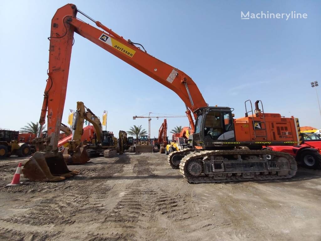 حفار ذو ذراع امتداد طويل Hitachi ZX670-5G (20m longreach - Abu Dhabi)