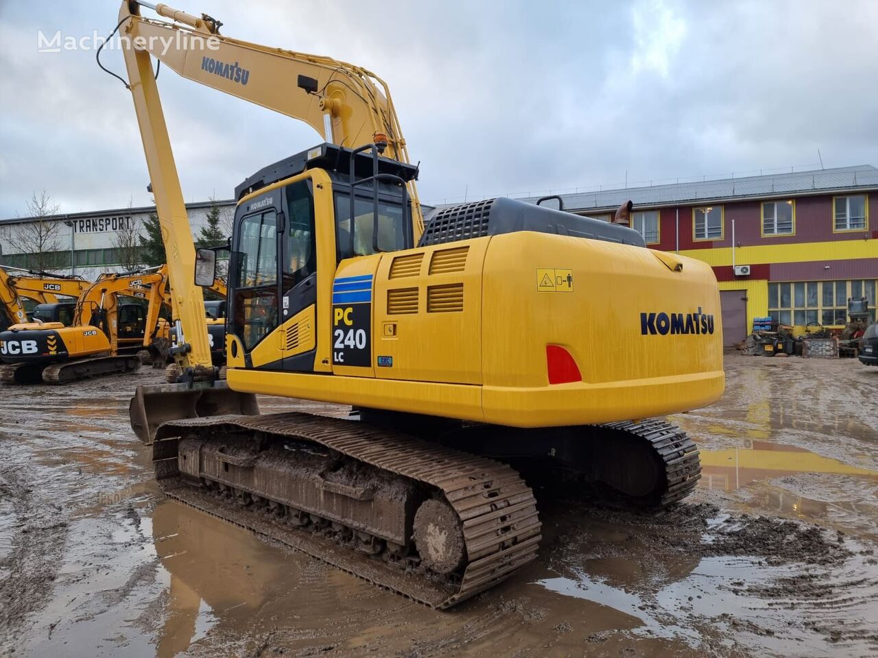 بیل مکانیکی با بوم بلند Komatsu PC240LC-10 Long