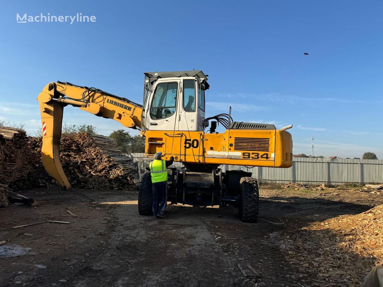 escavatore per movimentazione Liebherr A934