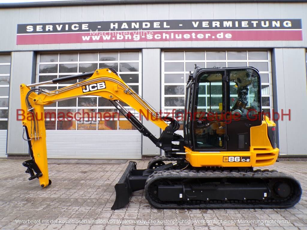 حفارة متوسطة الحجم JCB 86C-2 BJ. 2025 NEU Midibagger - Machineryline