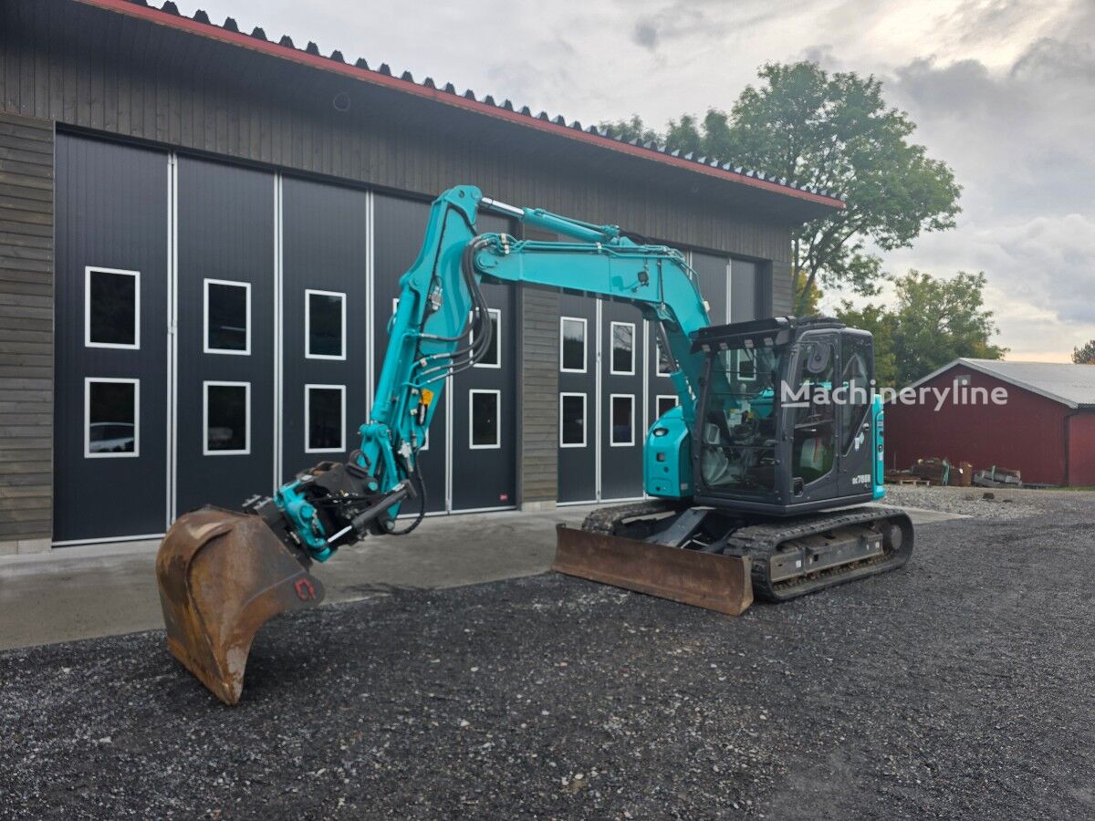 Kobelco 2020 SK75SR-7 Beltegraver - 1486 timer - SMP Tiltrotator - Pusse excavadora midi - Machineryline