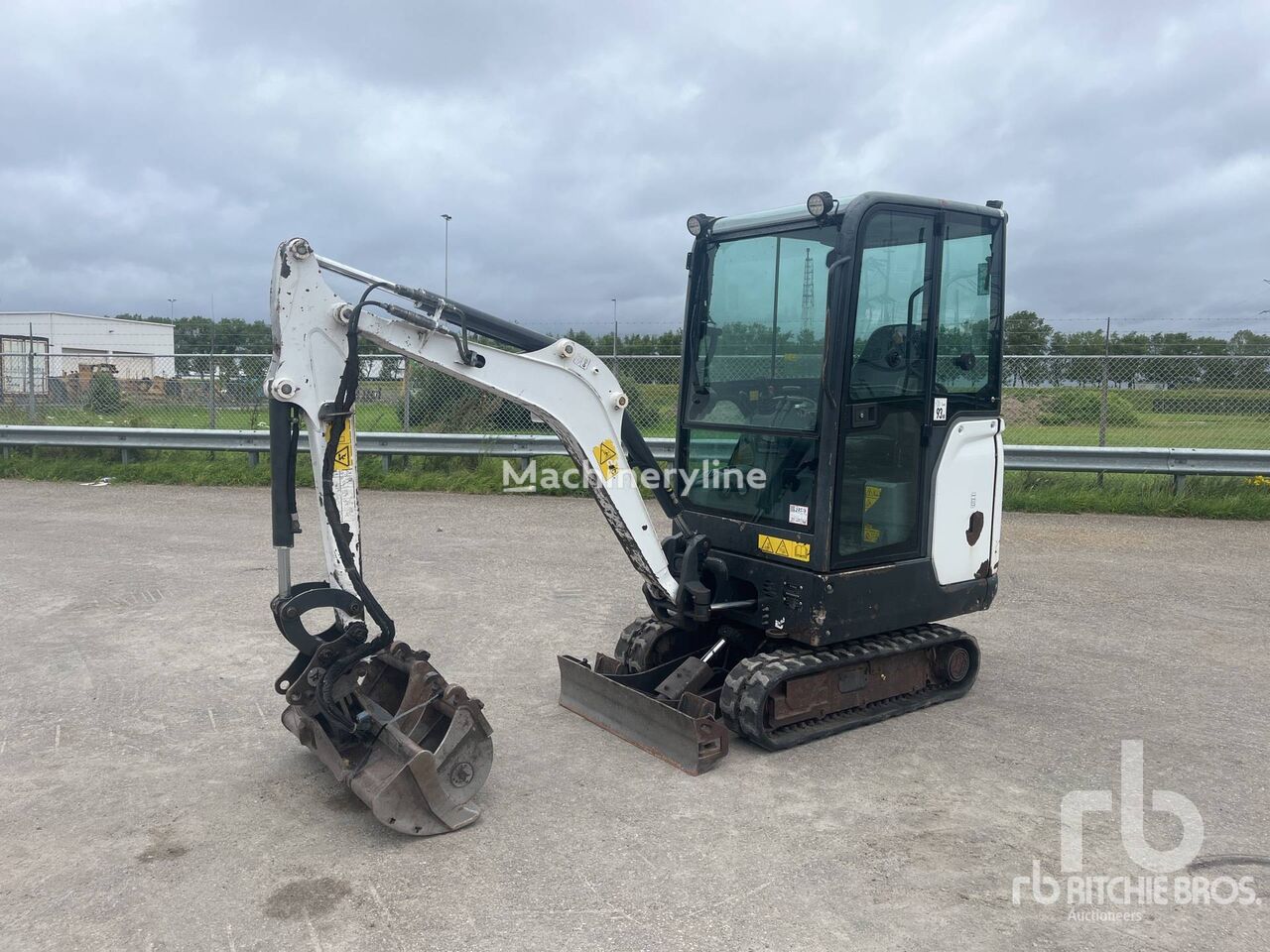 Bobcat E19 mini excavator