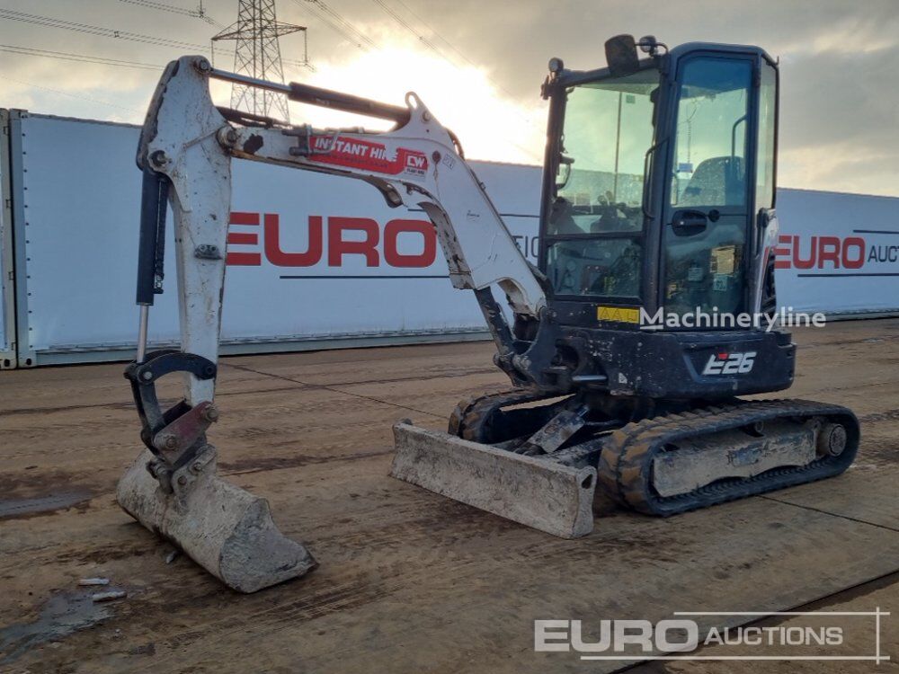 Bobcat E26 mini excavator