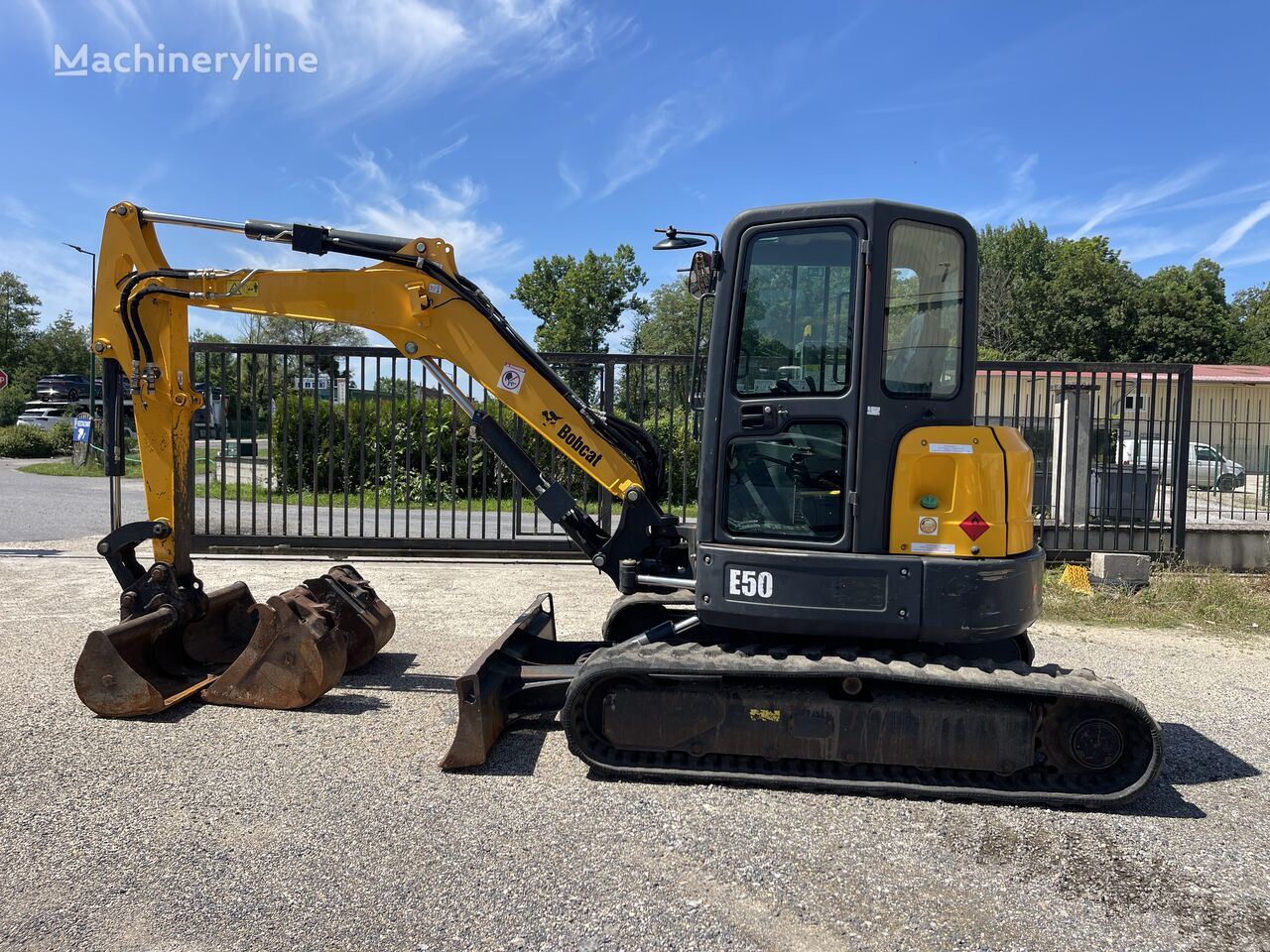 Bobcat E50 mini excavator