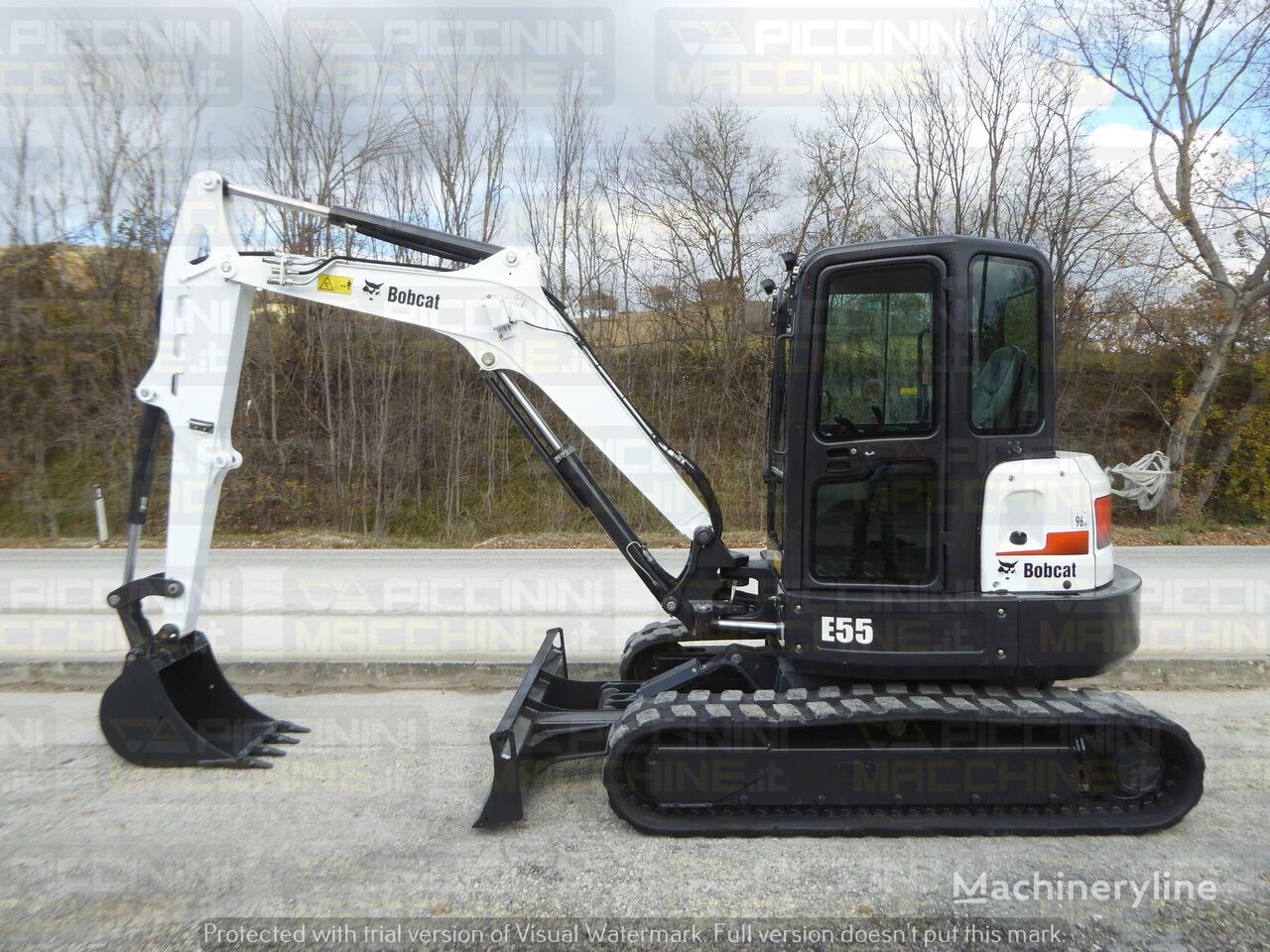 Bobcat E55 miniexcavadora