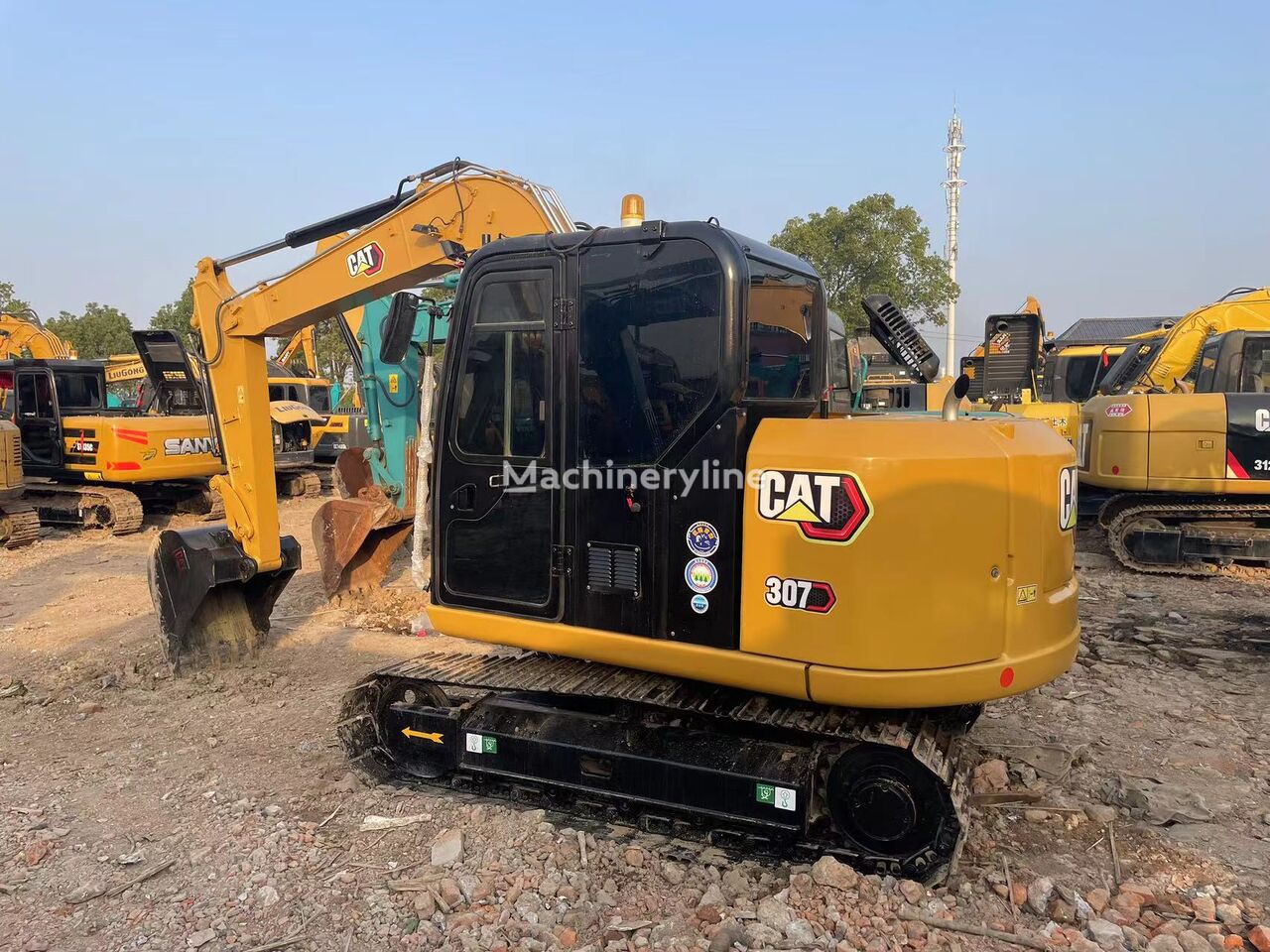 مینی بیل مکانیکی Caterpillar 307E