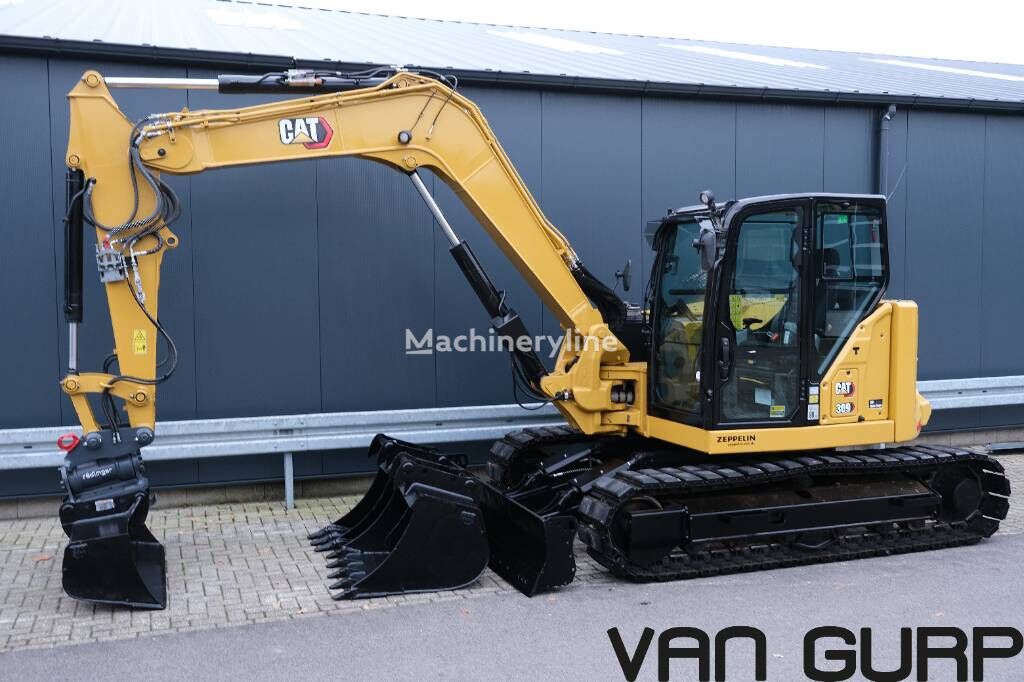 Caterpillar CAT 309CR 07A | 12/2021 | 1595h | powertilt A/C Klima mini excavator