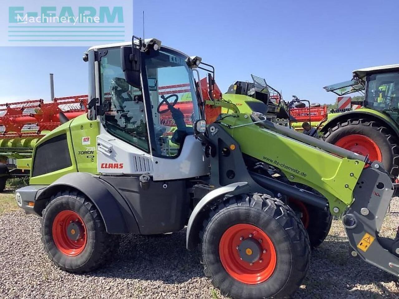 Claas torion 738 t sinus radlader mini excavator