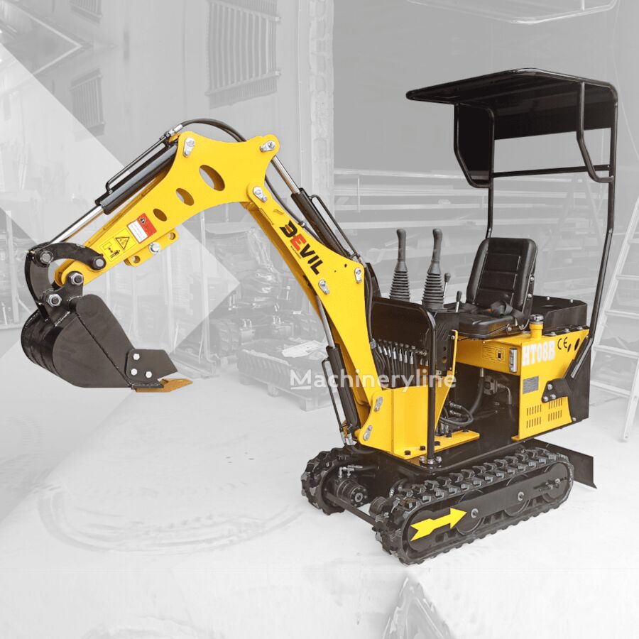 Devil Mini Escavadora HT08 700kg c/ Motor Koop minigraver til salg | Machineryline DK Ny Devil Mini Escavadora HT08 700kg c/ Motor Koop minigraver - Machineryline