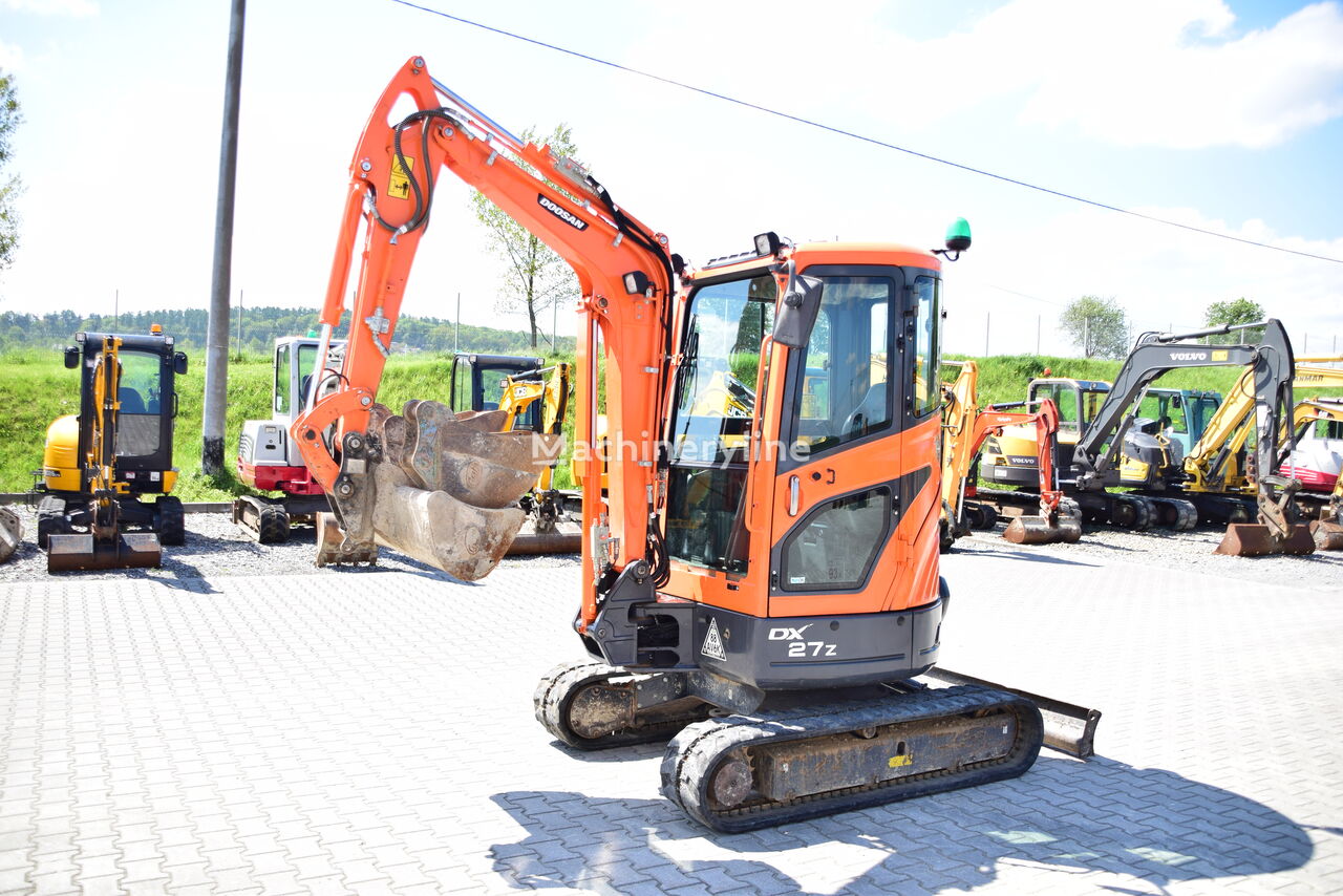 Doosan DX27Z  JCB 8026 CTS  Caterpillar 302.7 mini excavator