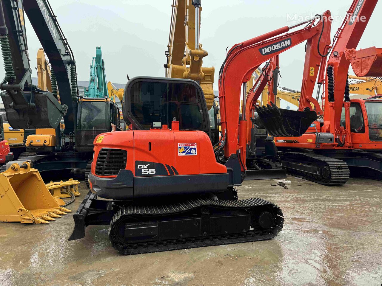 Doosan DX55 mini excavator