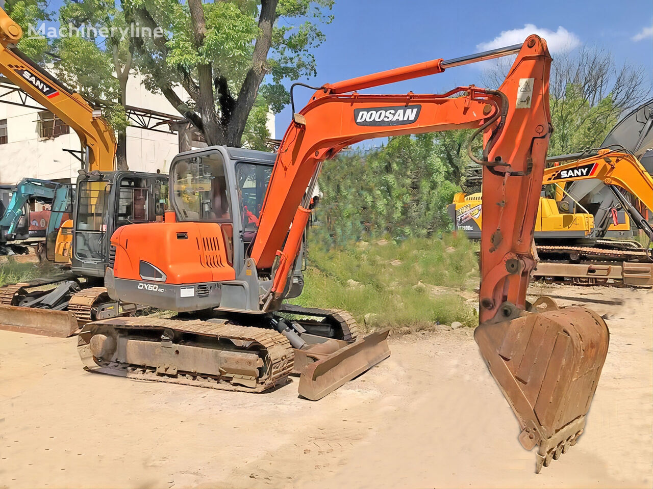 Doosan DX60 mini excavator