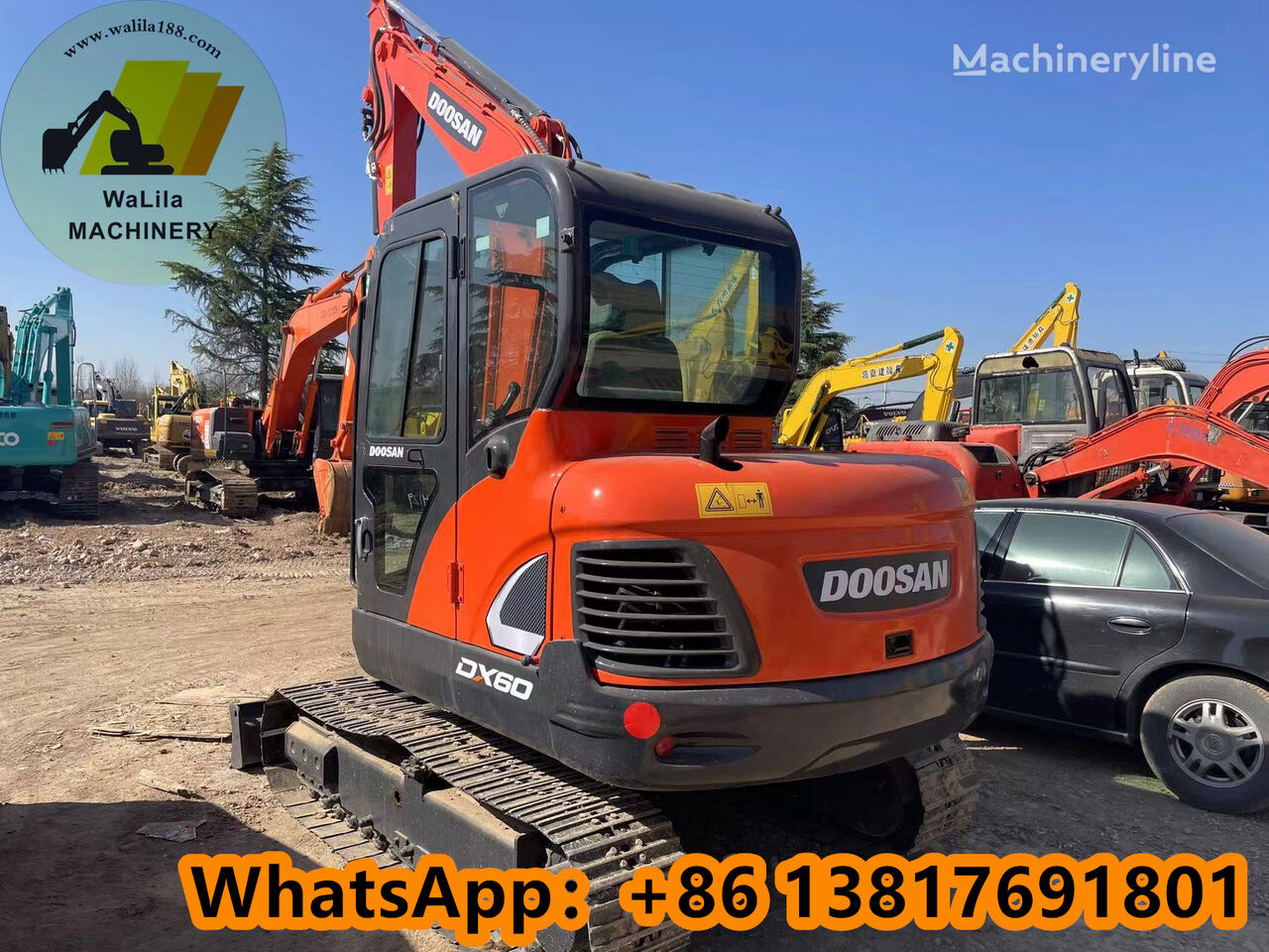 Doosan DX60 mini excavator