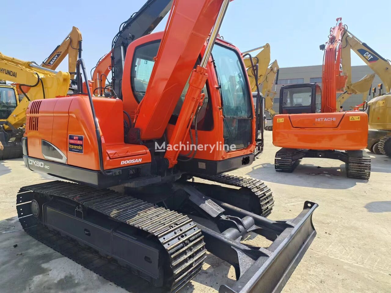 Doosan DX80 mini excavator