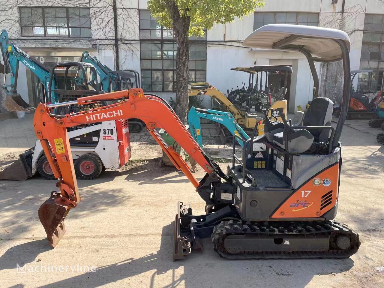 Hitachi ZX17U mini excavator