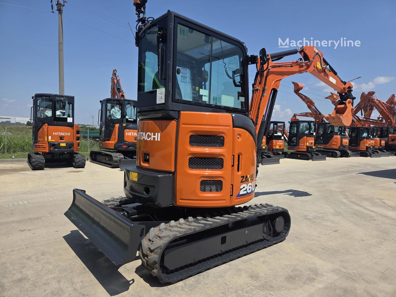 Hitachi ZX26 mini excavator for sale, used Hitachi ZX26 mini