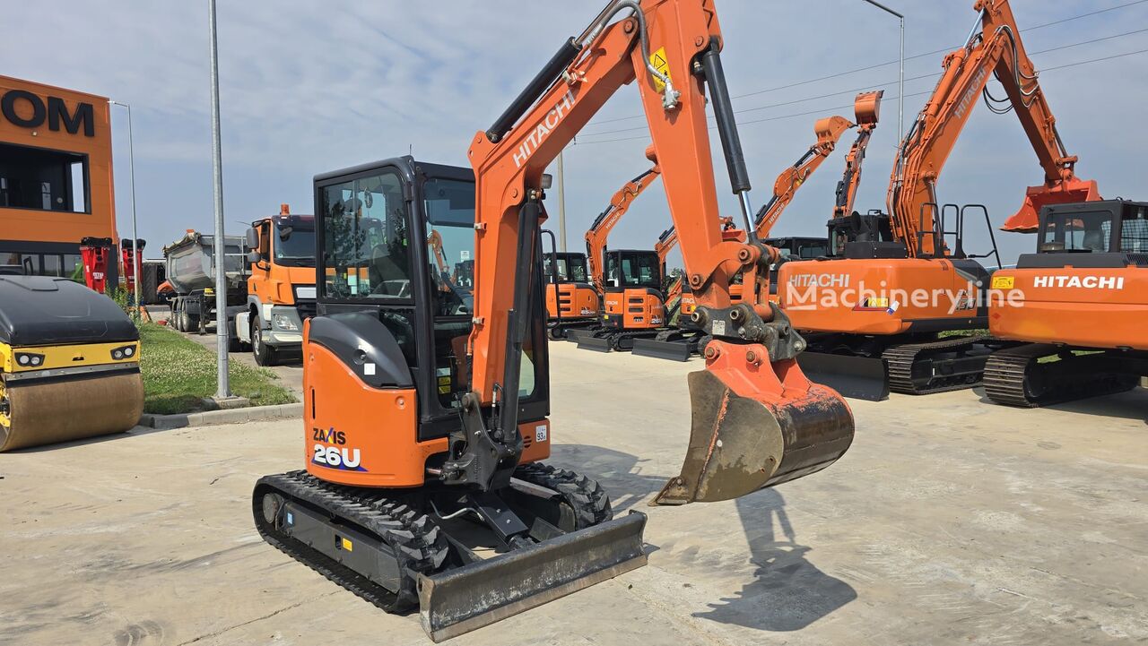 Romanya'dan Satılık Hitachi ZX26U-6, 2025, 220h, Quick Coupler+