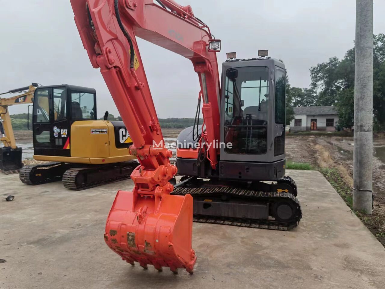 Hitachi ZX55 mini excavator