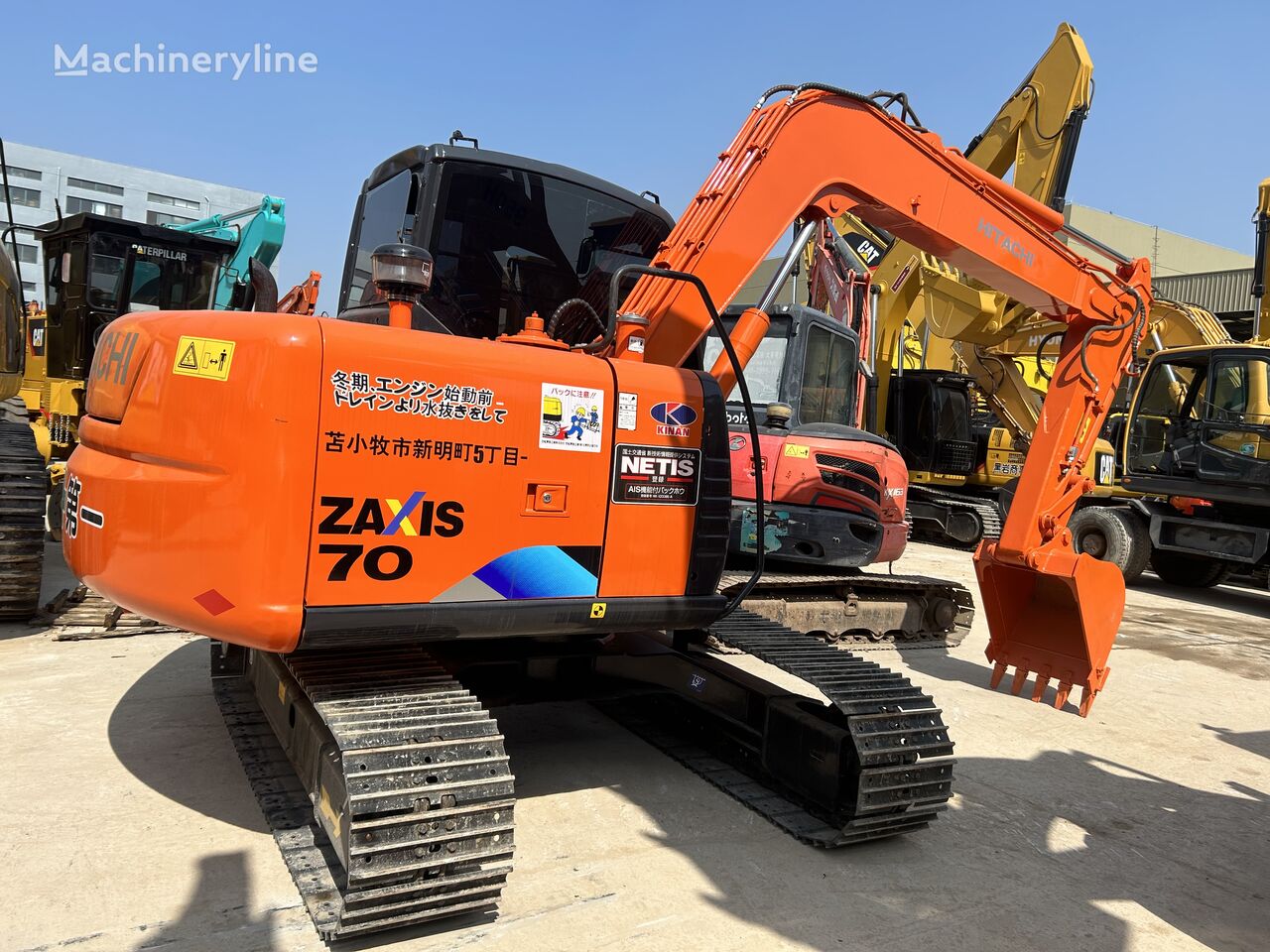 mesin penggali mini Hitachi ZX70