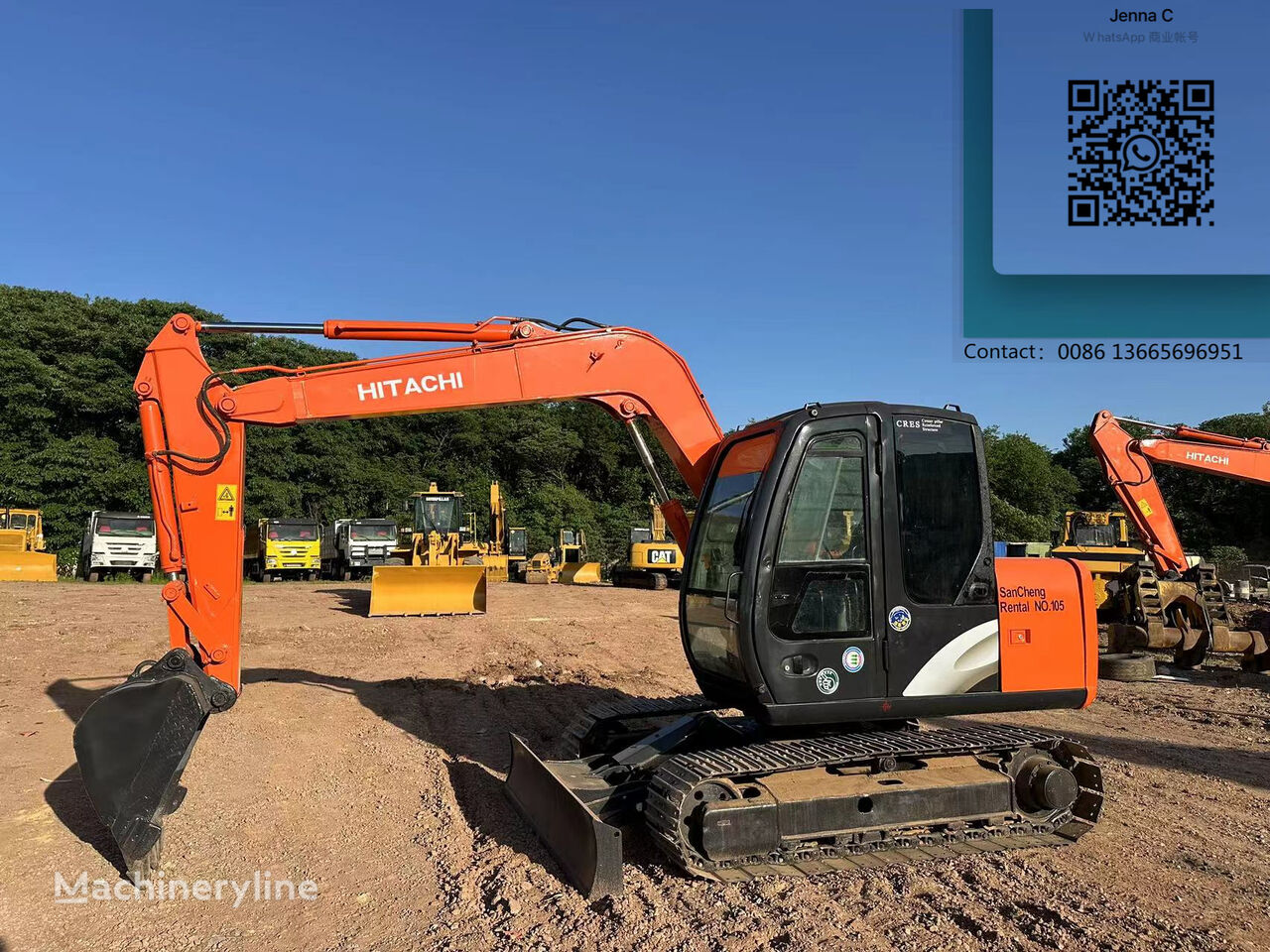 Hitachi ZX70 mini excavator