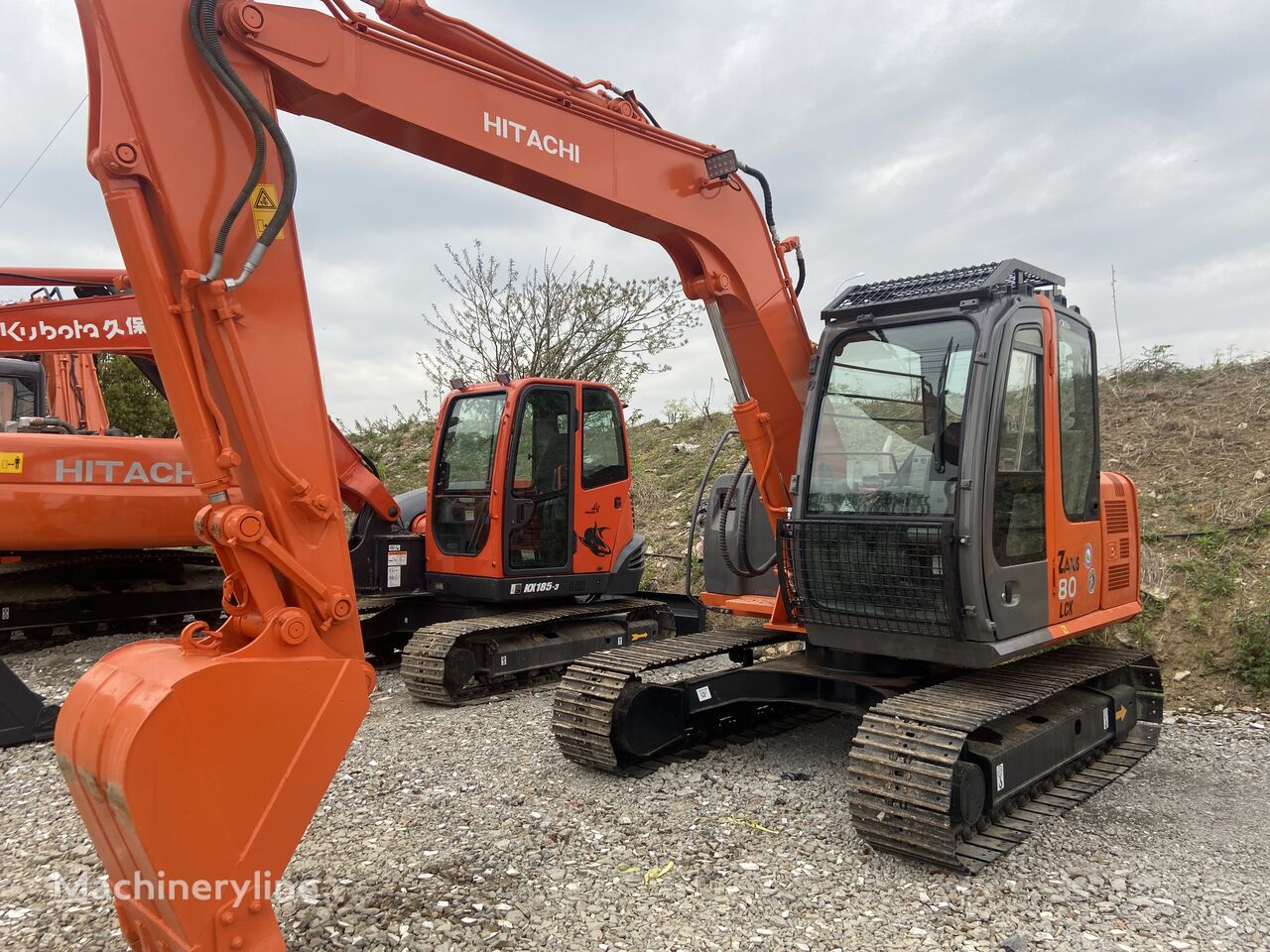 Hitachi ZX80 mini excavator