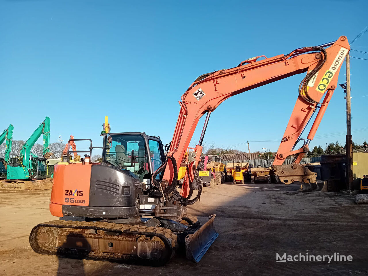 Hitachi ZX85USB-5A mini excavator