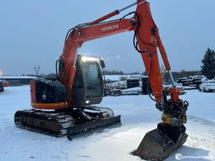 mini-pelle Hitachi Zaxis ZX85 with mono boom + Engcon. 2004. Tracked excavator., To