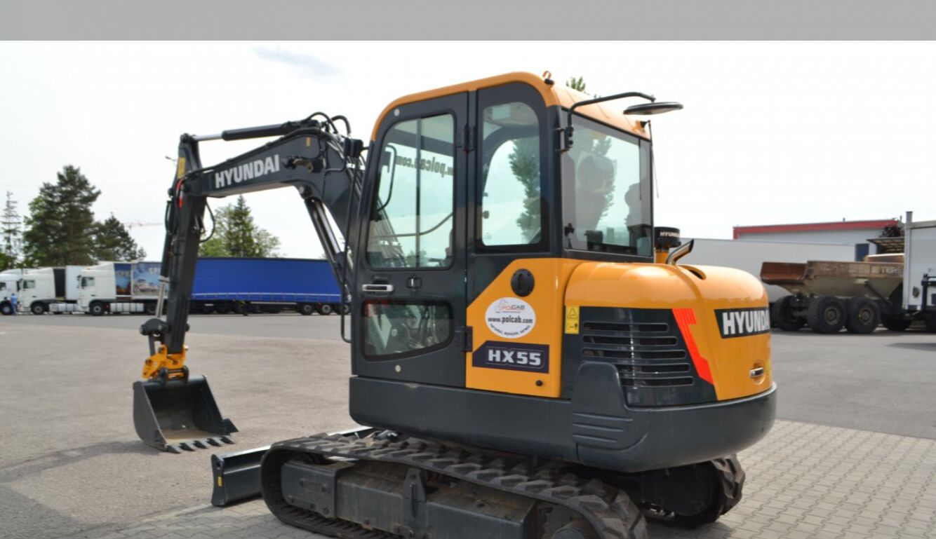 Hyundai HX55 Bager mini excavator