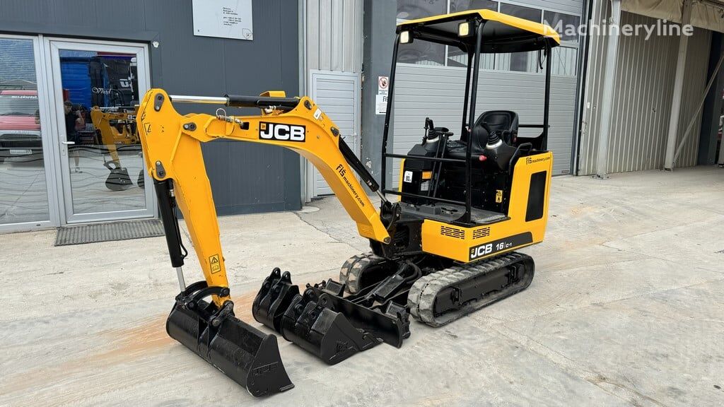 мини-экскаватор JCB 16C-1 - 3X BUCKETS - 2019 YEAR - 1020 HOURS