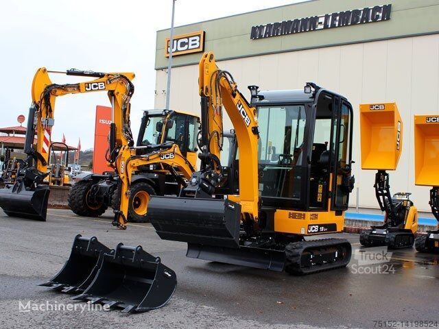 Nové minirýpadlo JCB 19 C-1 PRO - Machineryline