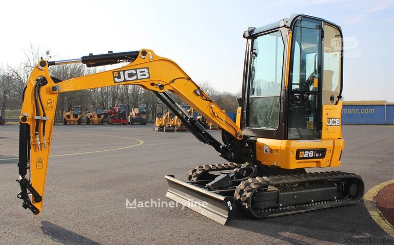 new JCB 26 C-1 mini excavator