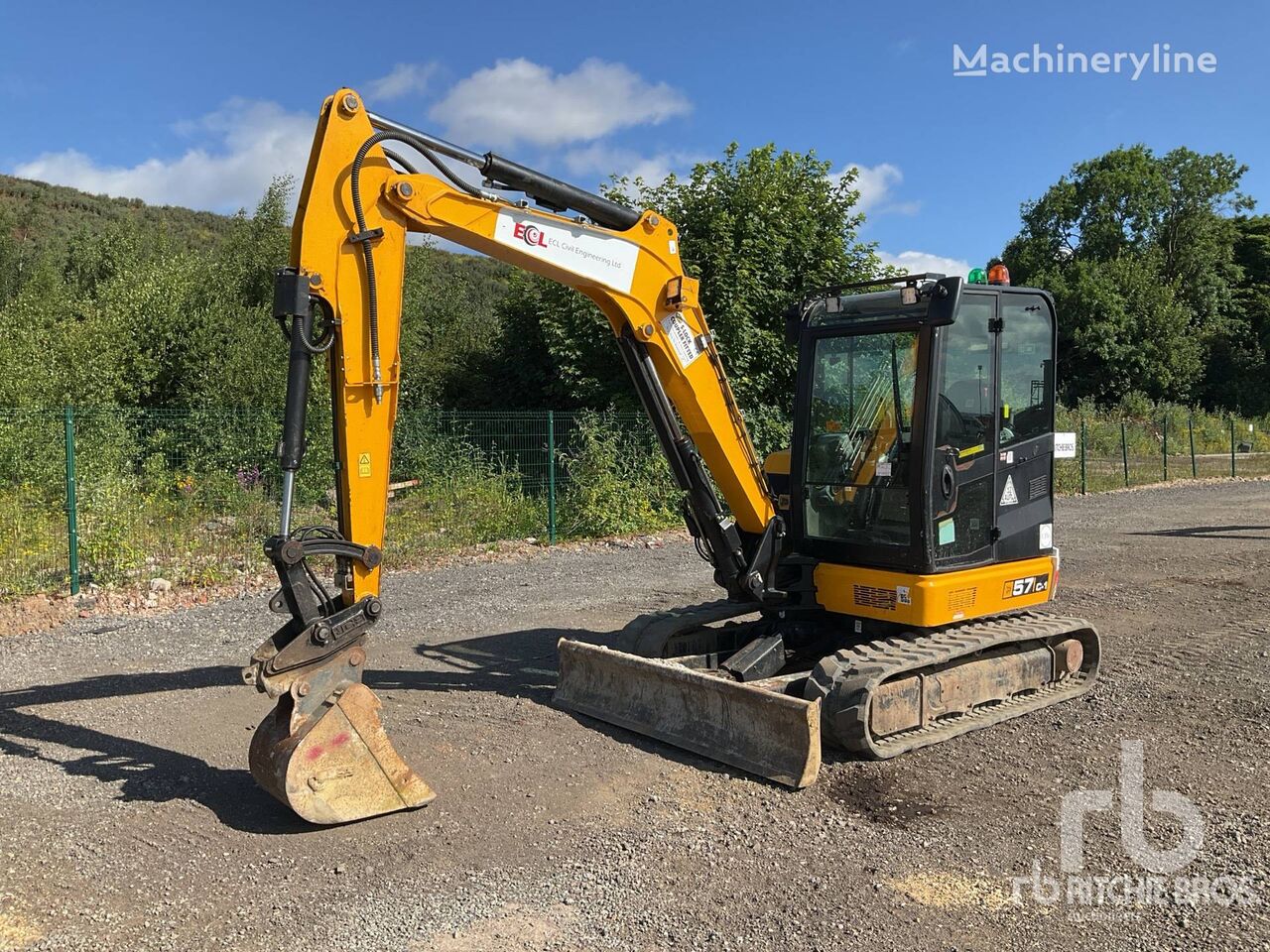 JCB 57C-1 mini excavator