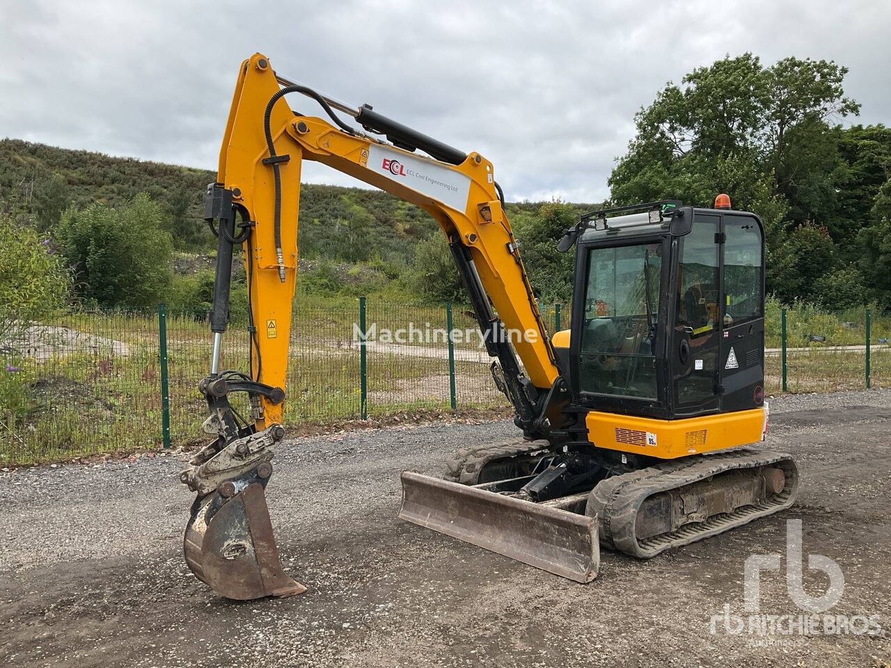 JCB 57C-1 mini excavator