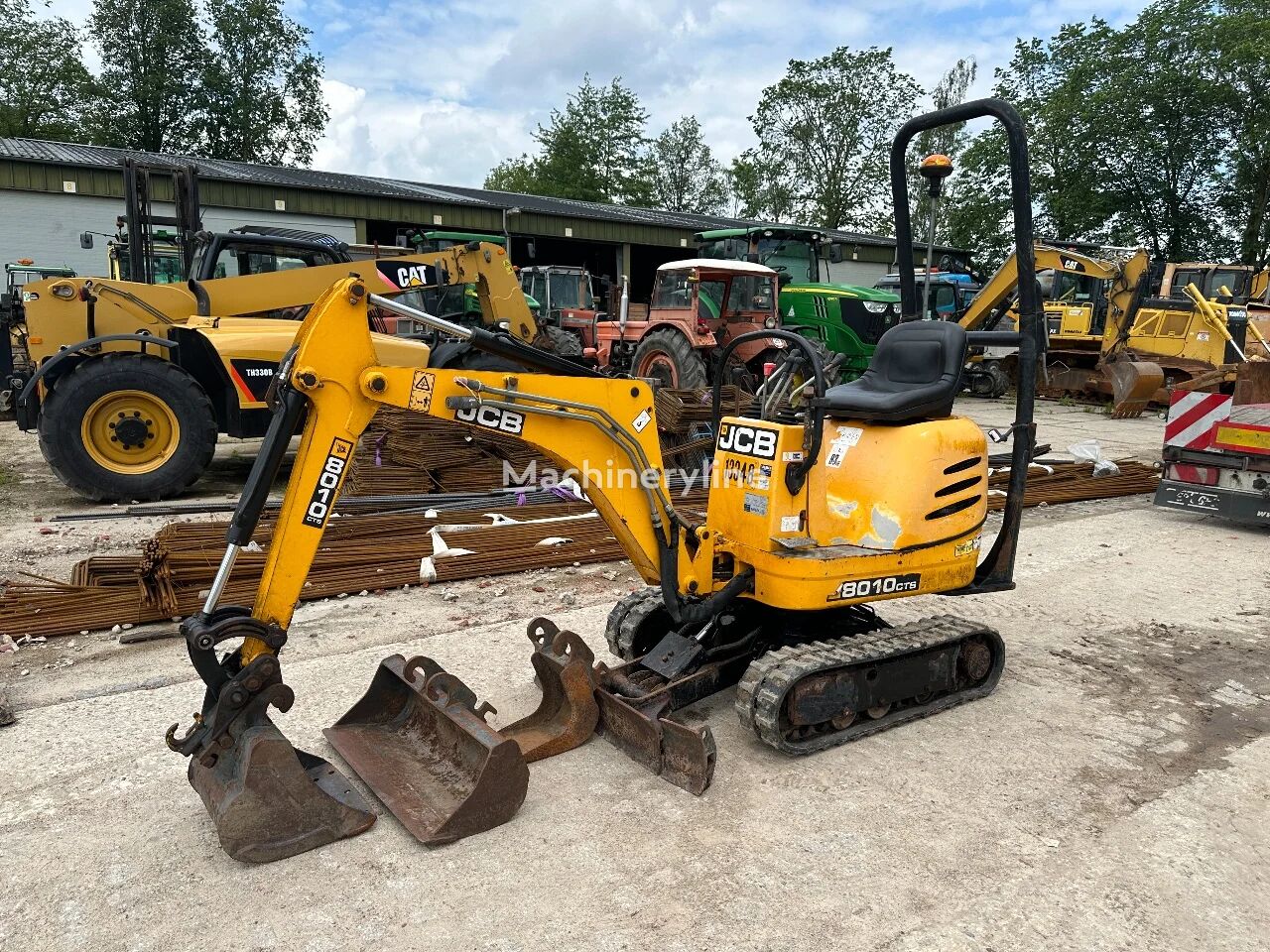 мини-экскаватор JCB 8010 CTS | 3 buckets | Quick coupler