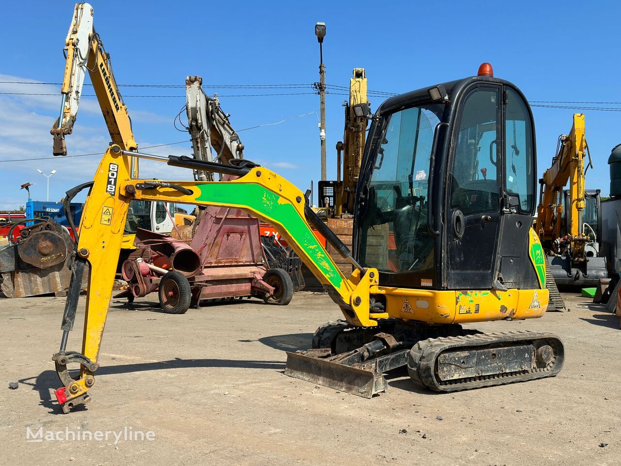 JCB 8018 mini excavator