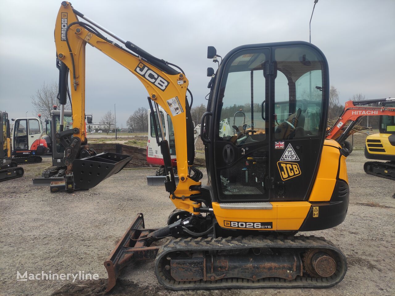 JCB 8026 CTS 2018r  500mtg miniexcavadora