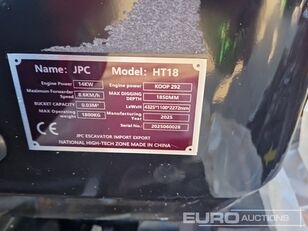 JPC HT 18 mini excavator for sale - Image 31 | Machineryline SG New JPC HT 18 mini excavator | Image 31 - Machineryline