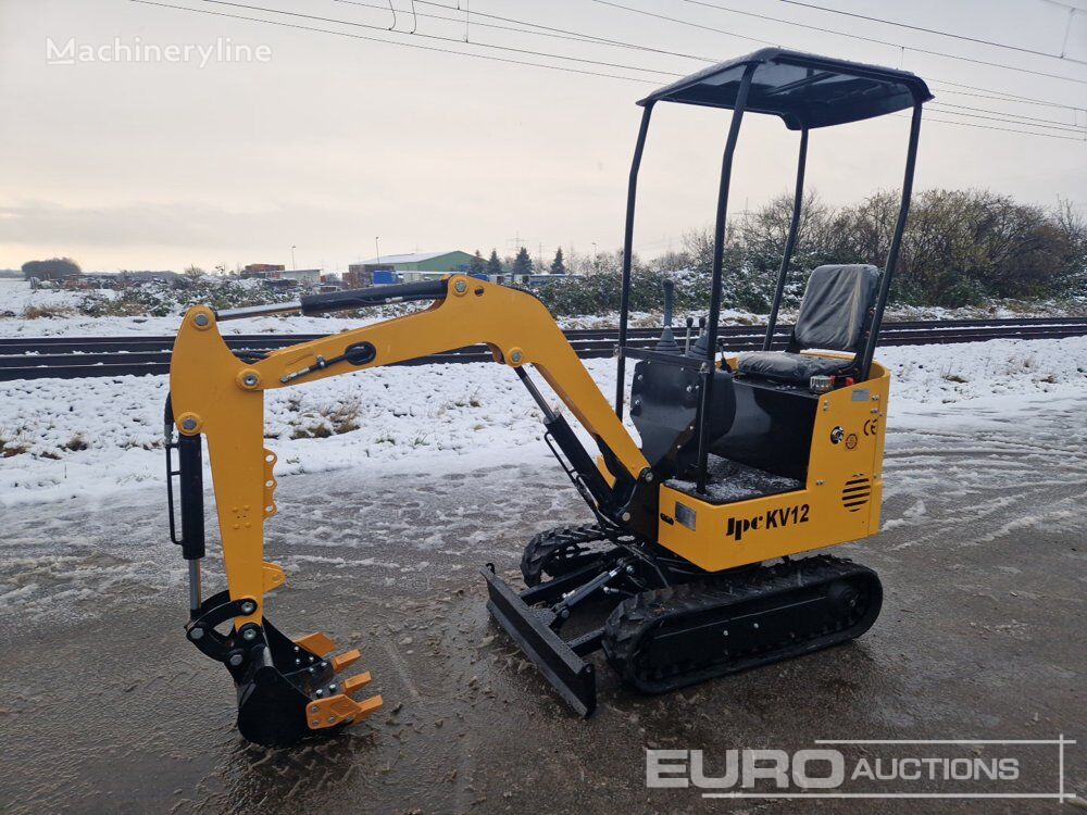 new JPC KV 12 mini excavator