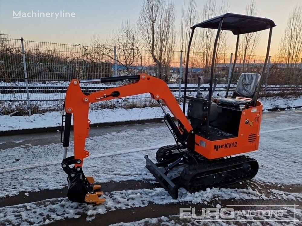 new JPC KV 12 mini excavator