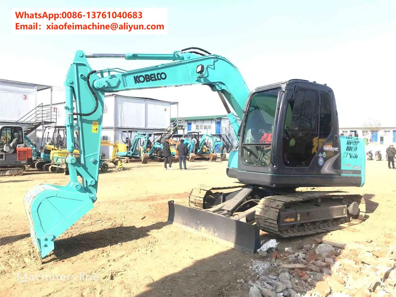 Kobelco SK75 mini excavator