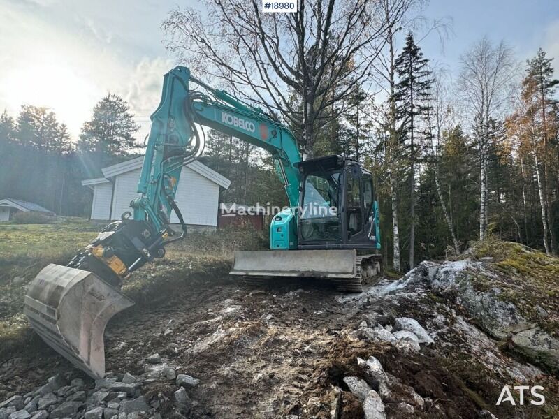 Kobelco SK75SR-7 Tracked excavator w/ tilt and 2 buckets miniexcavadora