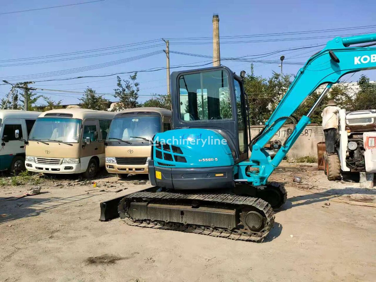 mini-escavadora Kobelco sk55