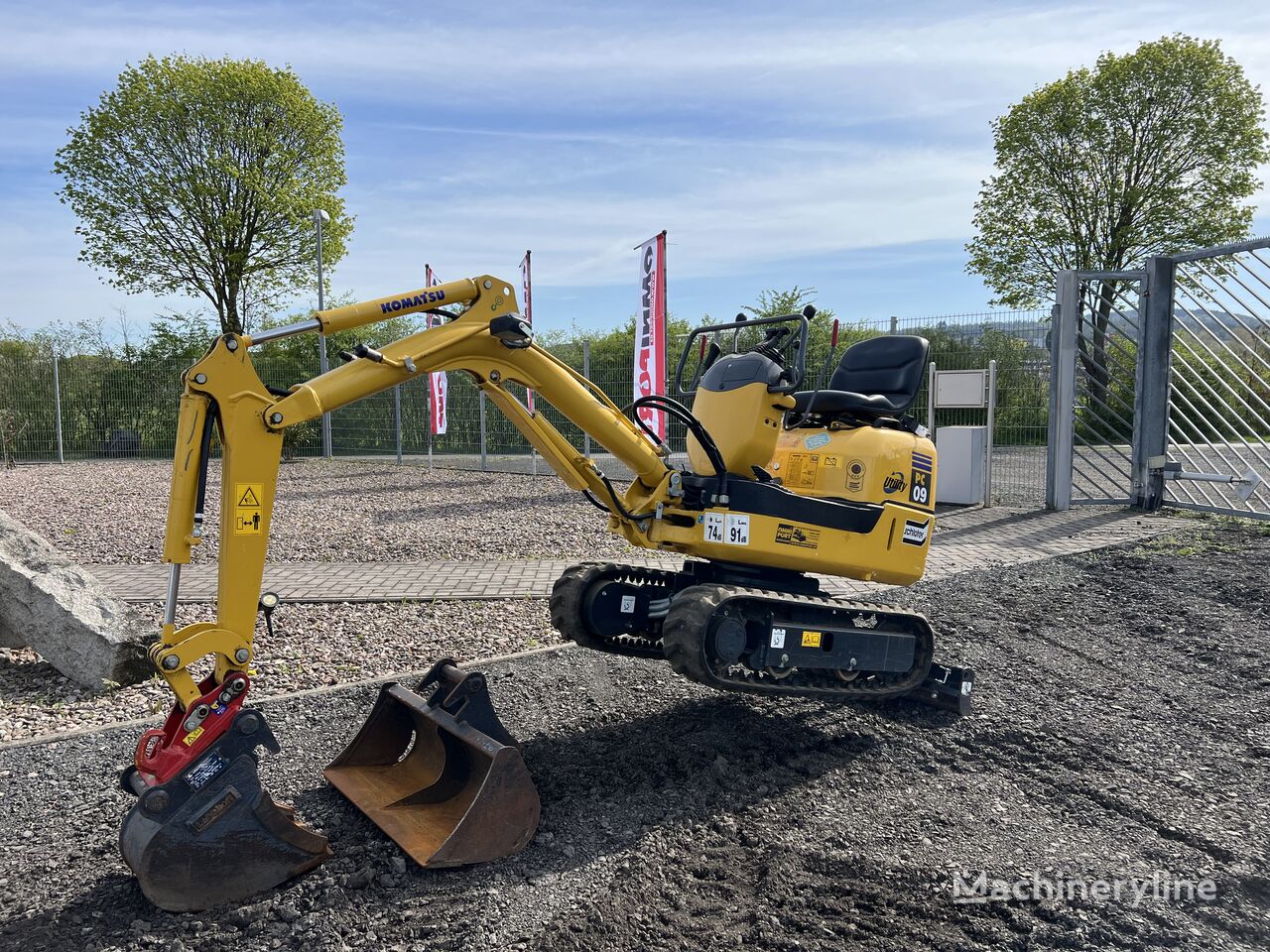 Komatsu PC 09 63 Btrs  2021 Bj Microbagger mini excavator