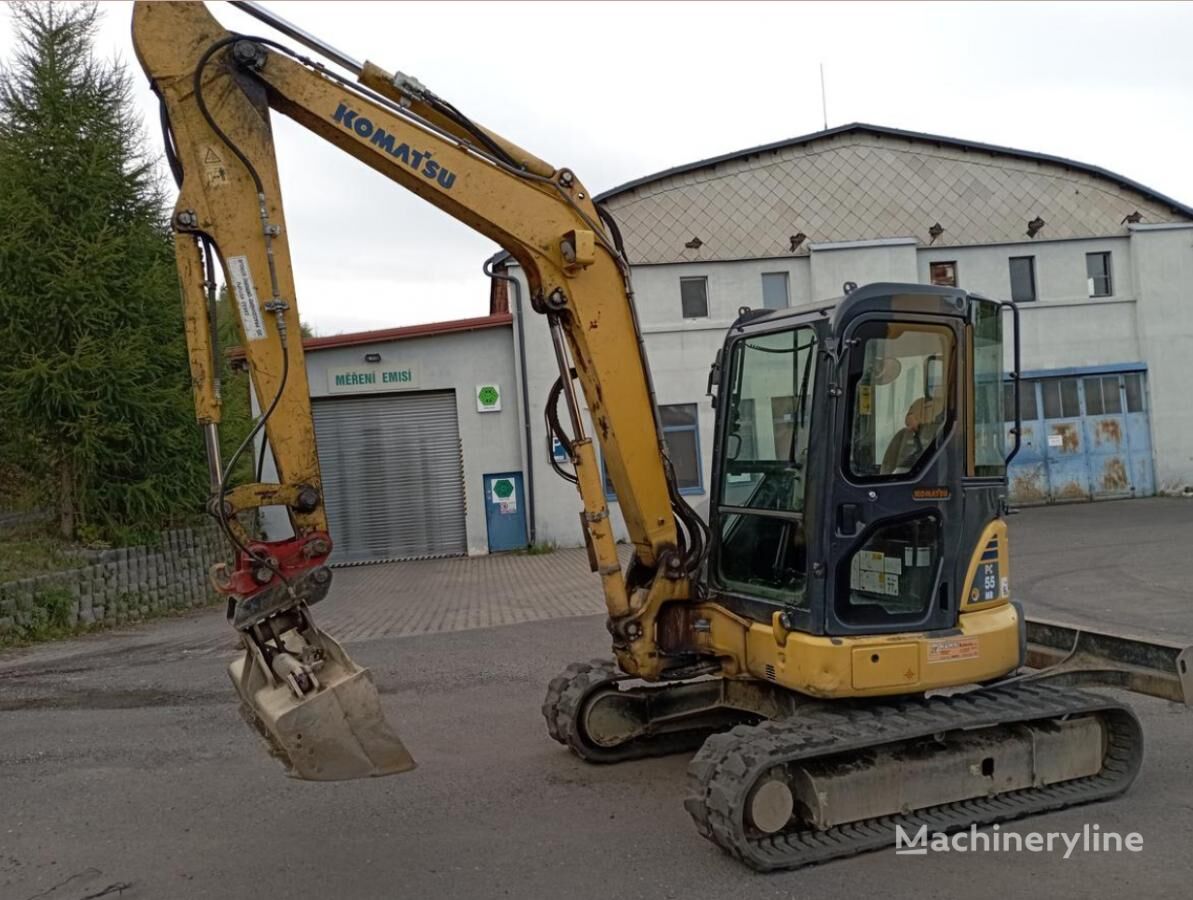 Komatsu PC 55 mini excavator