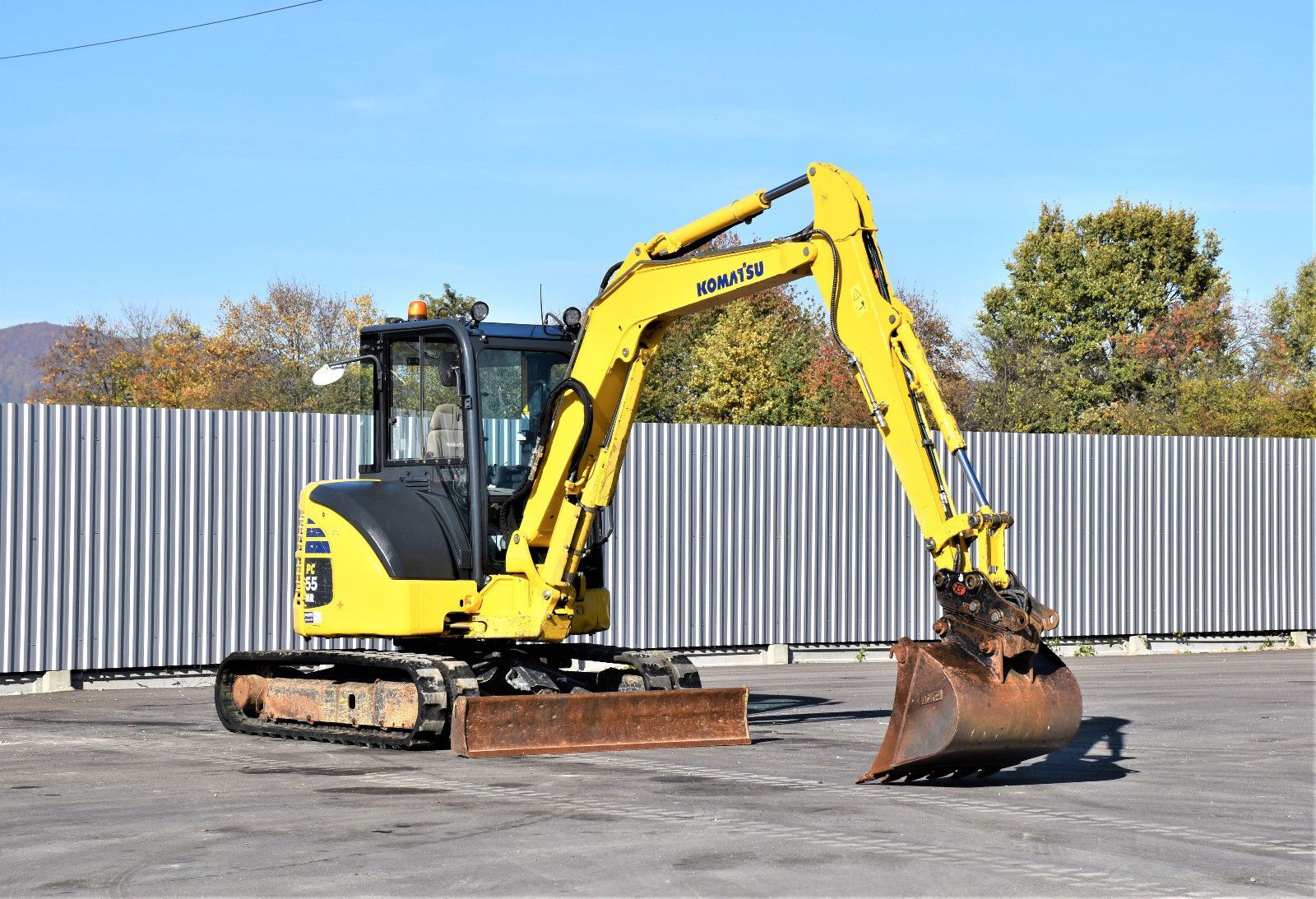 Komatsu PC 55 MR  mini excavator