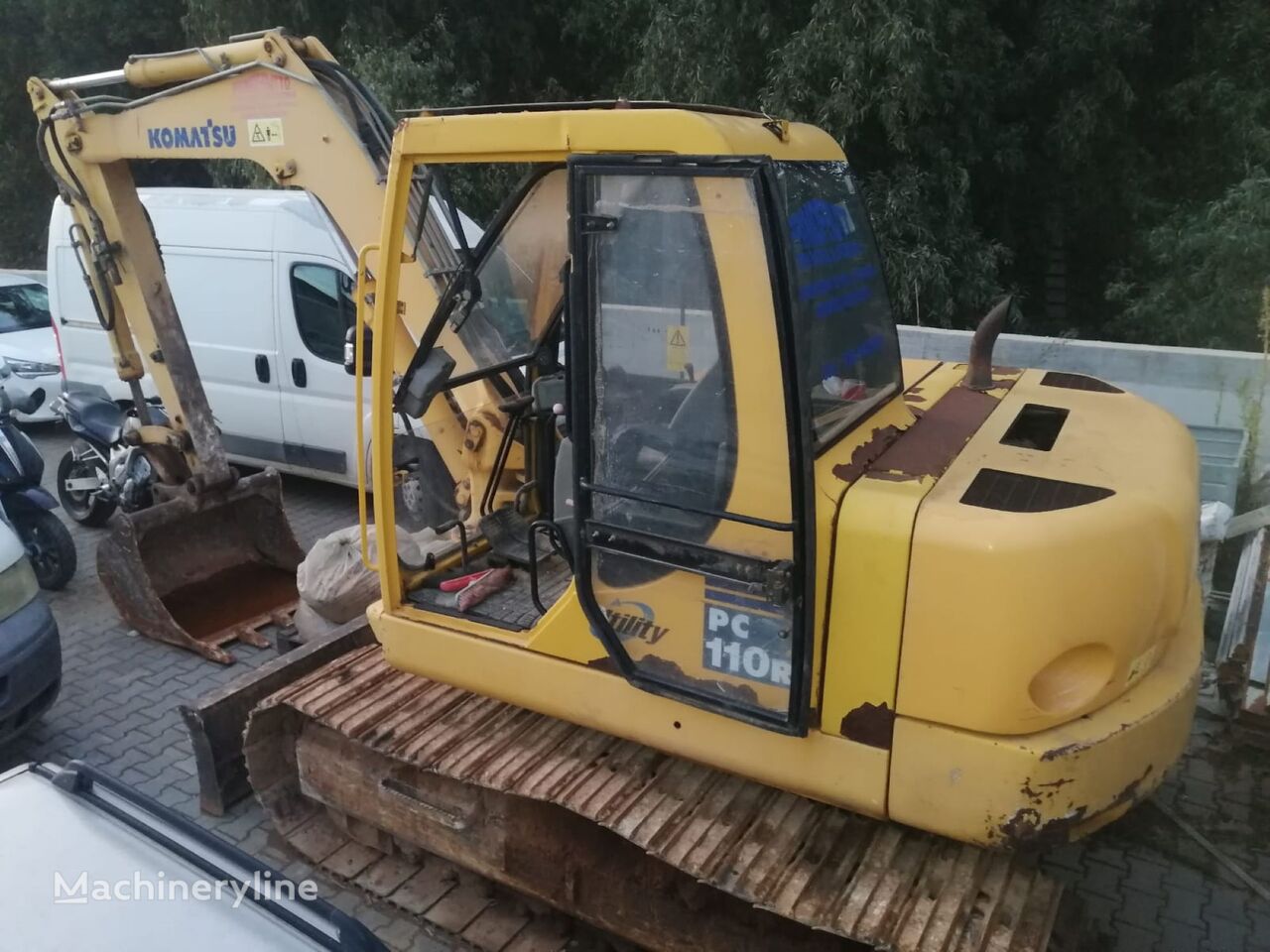 Komatsu PC110R-1 mini excavator