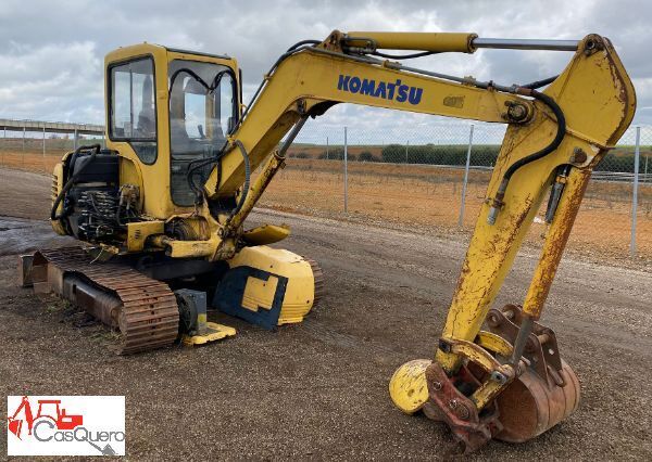 Komatsu PC45R-8 mini excavator for parts