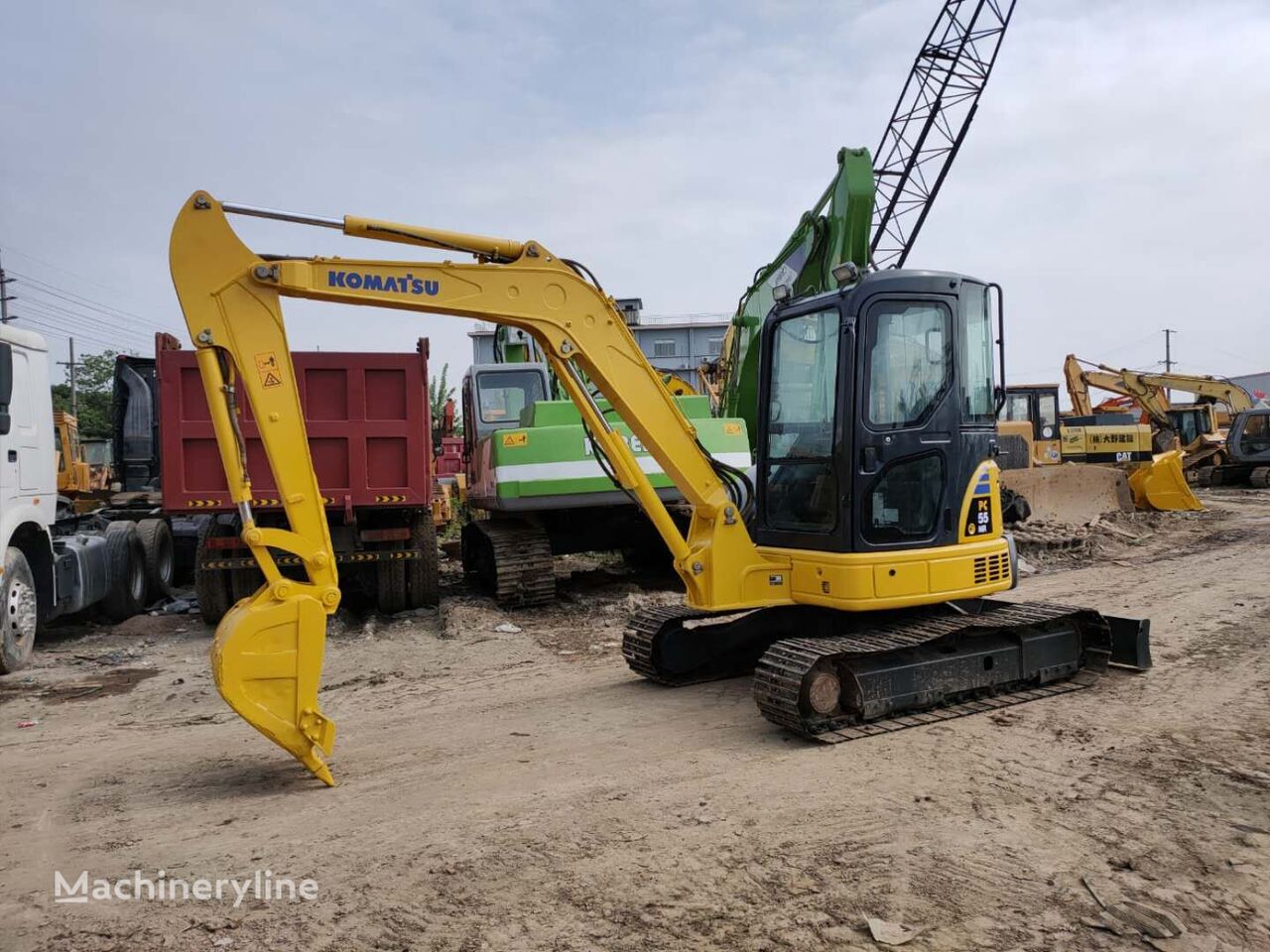 Komatsu PC55 minigrävare